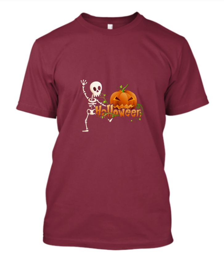 Halloween half selves t shirt - Front