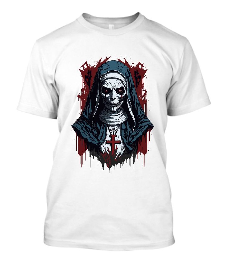 Hallowine Nun | Half Sleeve T-Shirt - Front