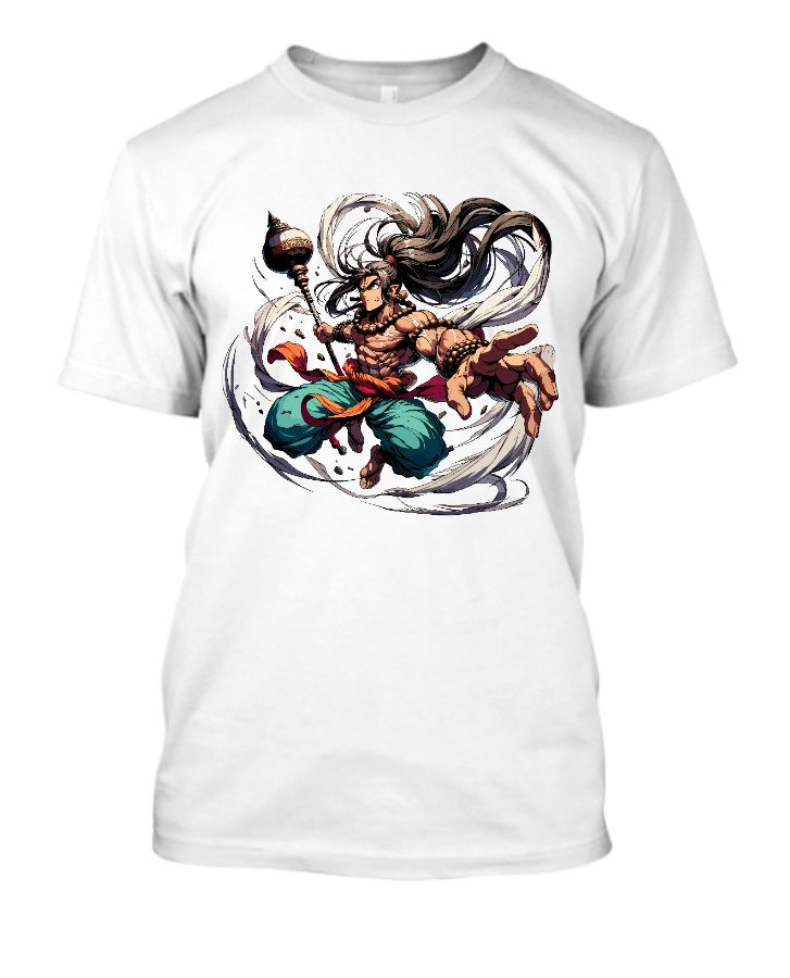 Hanuman Unisex Cotton T Shirts - Front