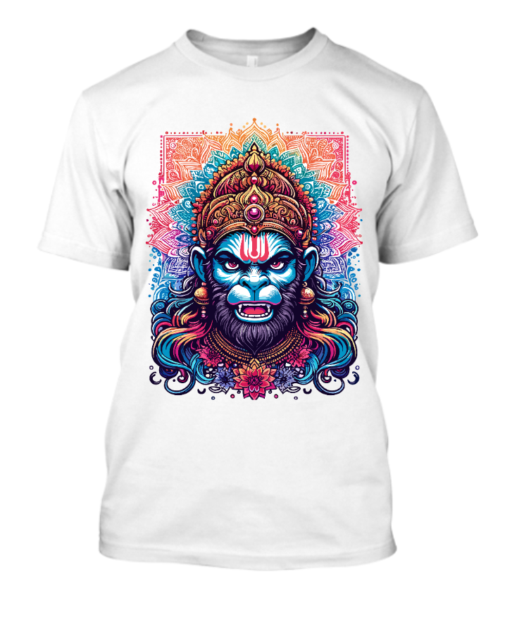 Hanuman Unisex Slimfit T Shirt - Front