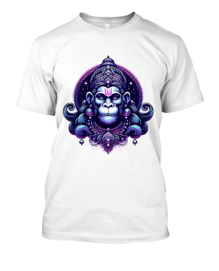 Hanuman Unisex cotton T-Shirt - Front