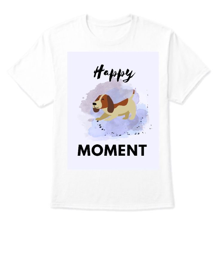 Happy Moment Half Sleeves T-Shirt - Front