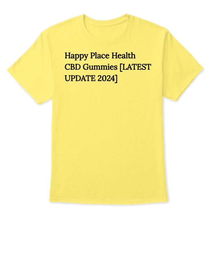 Happy Place Health CBD Gummies [LATEST UPDATE 2024]  - Front