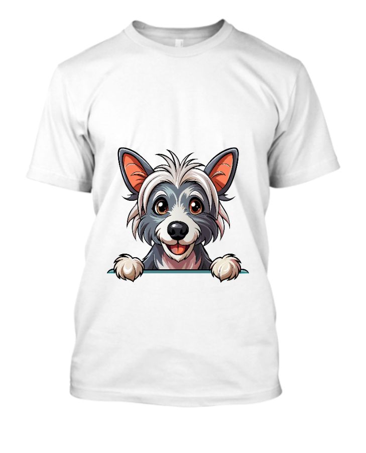 Happy dog printed  oversized t-shirt for mans & women. - Front