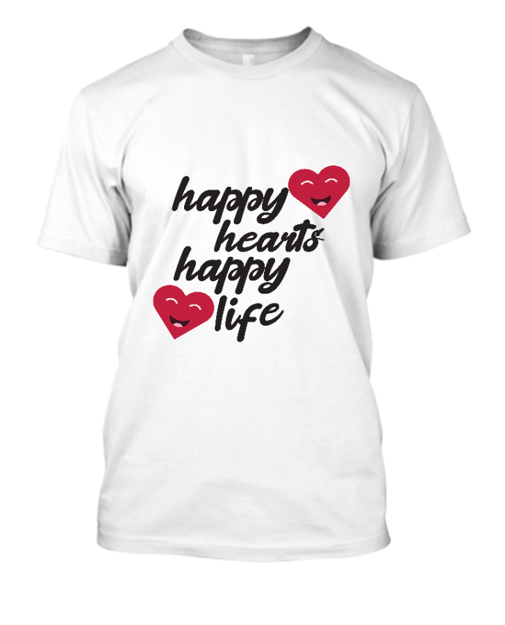 Happy hearts happy life - Front