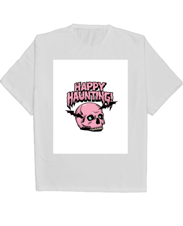Happy hunting  OVERSIZE T-SIRTS  - Front