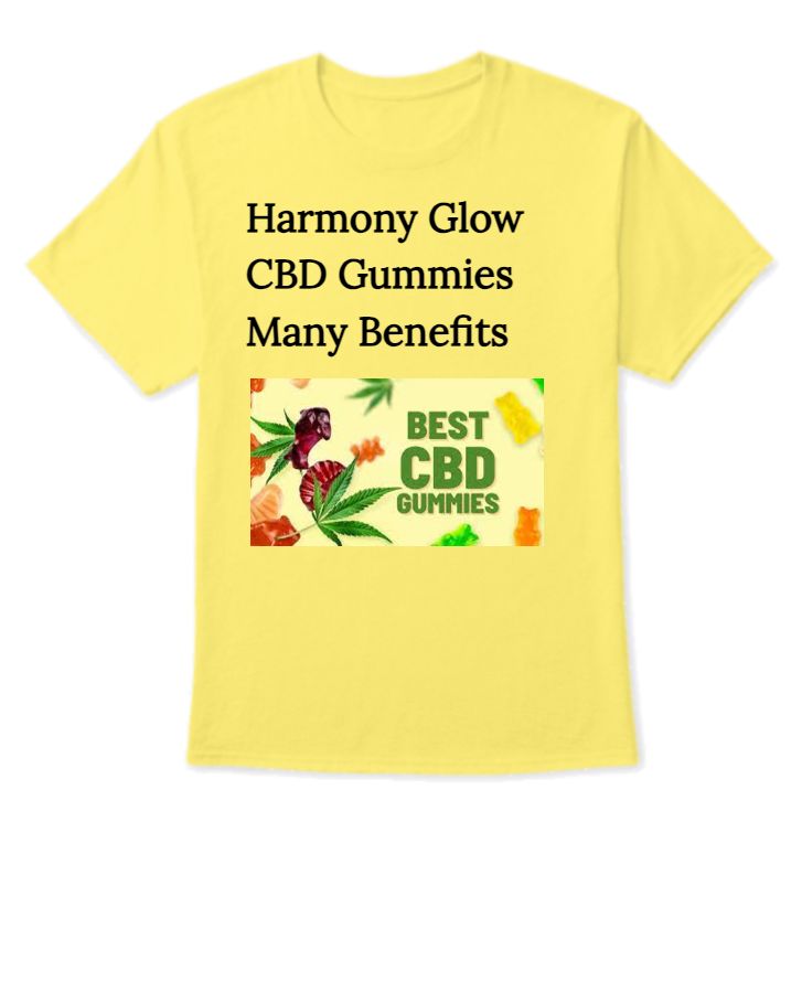 Harmony Glow CBD Gummies Many Benefits - Front