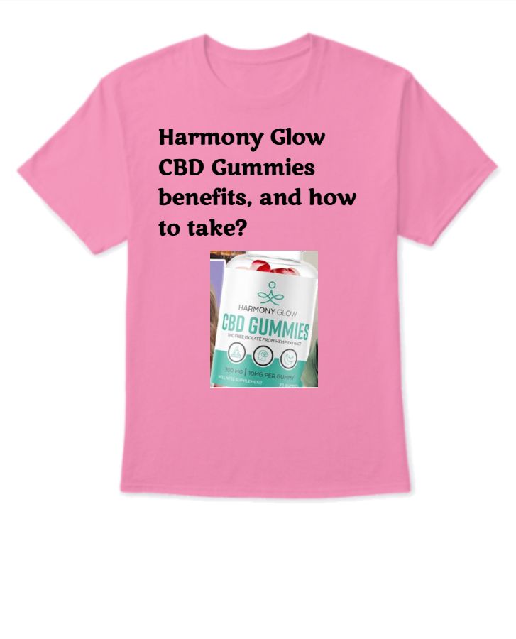 Harmony Glow CBD Gummies benefits, and how to take? - Front