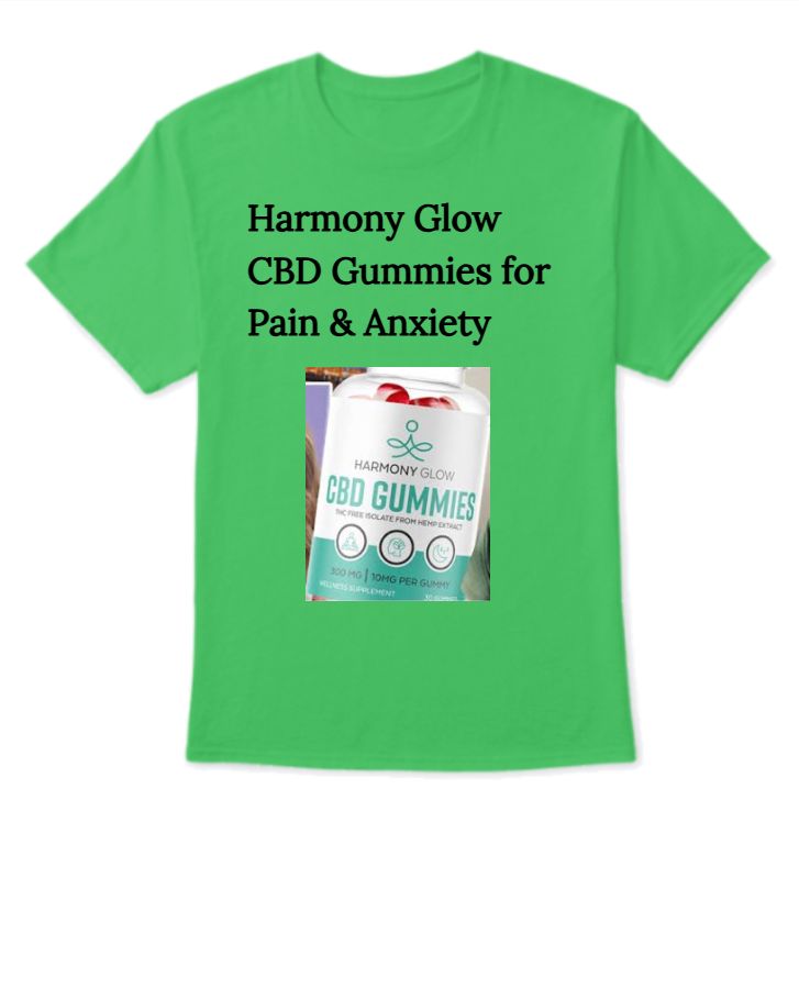 Harmony Glow CBD Gummies for Pain & Anxiety - Front