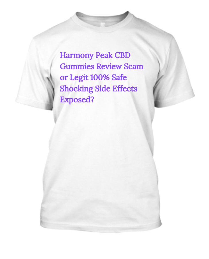 Harmony Peak CBD Gummies Review Scam or Legit 100% Safe Shocking Side Effects Exposed? - Front