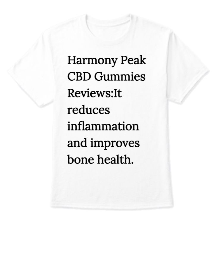 Harmony Peak CBD Gummies:Reviews, Stress, Anxiety, Depression, Pain Relief, 100% Pure - Front