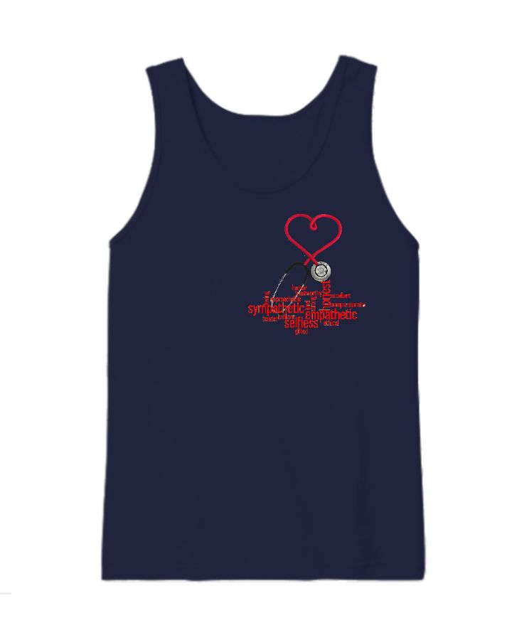 Healthcare Print Men-Women Tank Top - Front