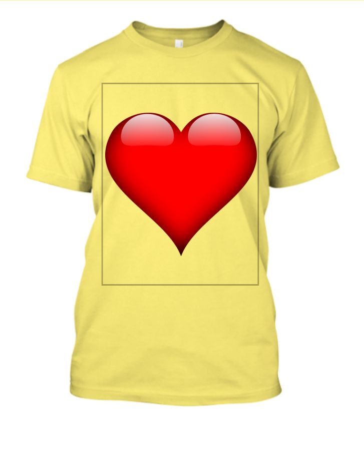 Heart t shirt design  - Front