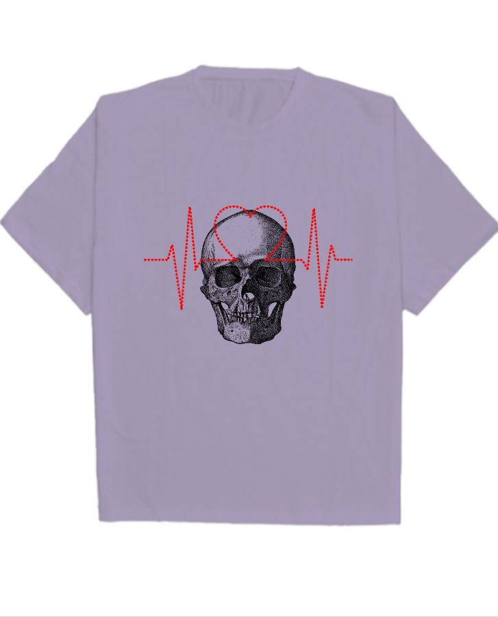 Heartbeat oversize T-shirt - Front