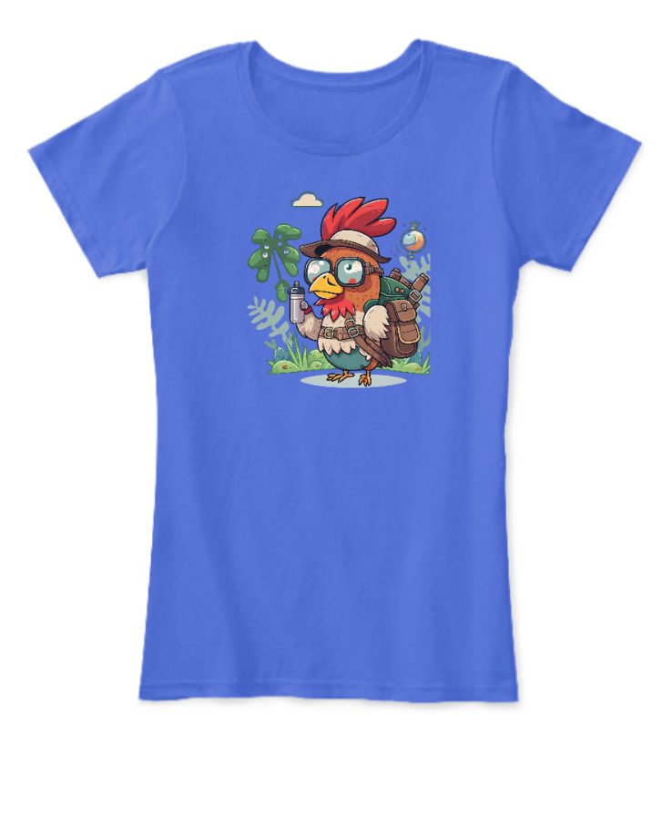 Hen design women tshirt - Front