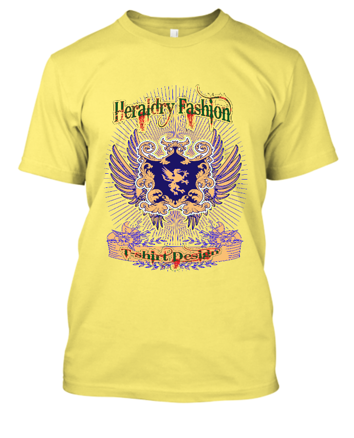 Heraldry fashion t-shirt design - Front