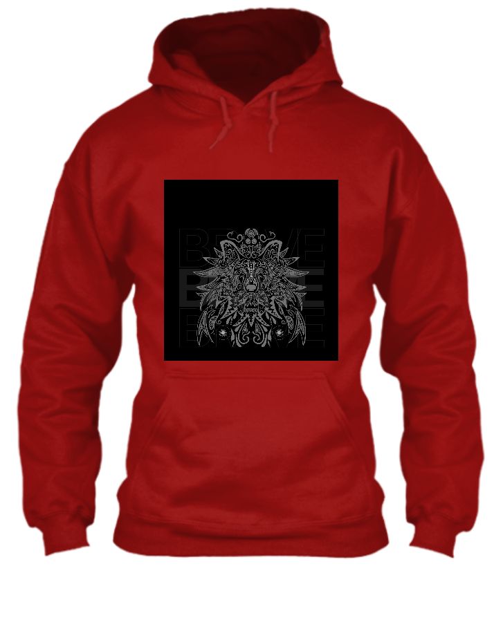 Hoddie with lion logo  - Front