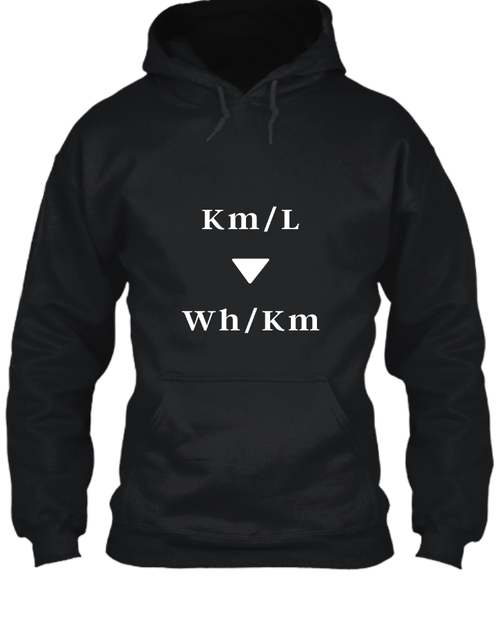 Hoodie km/L to wh/km - Front