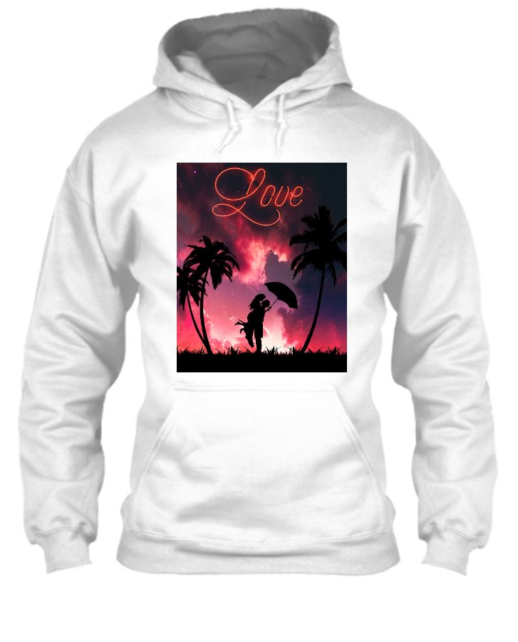 Hoodies design for Love  for girls  - Front