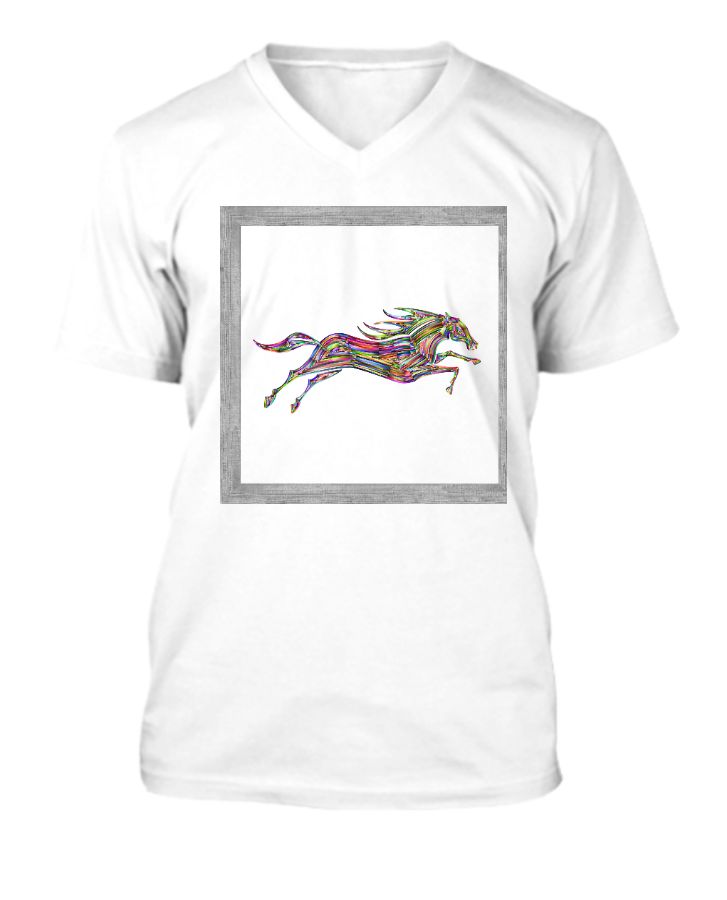 Horse print t shirt  - Front