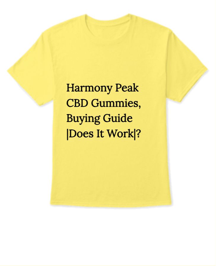 How do Harmony Peak CBD Gummies work? - Front