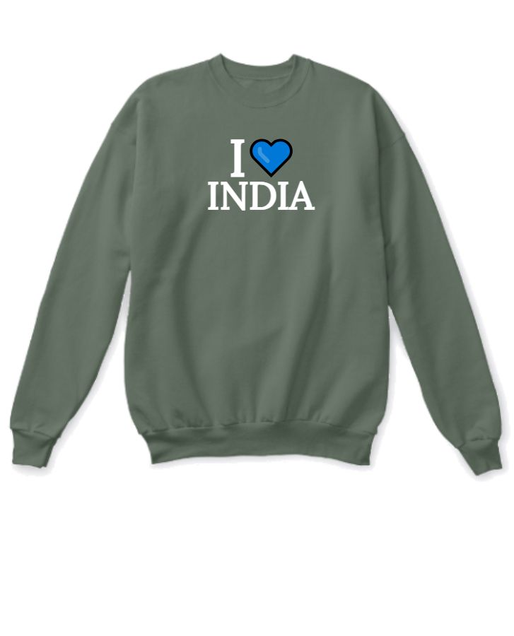 I Love India | Unisex Sweatshirt | Express Your Love - Front