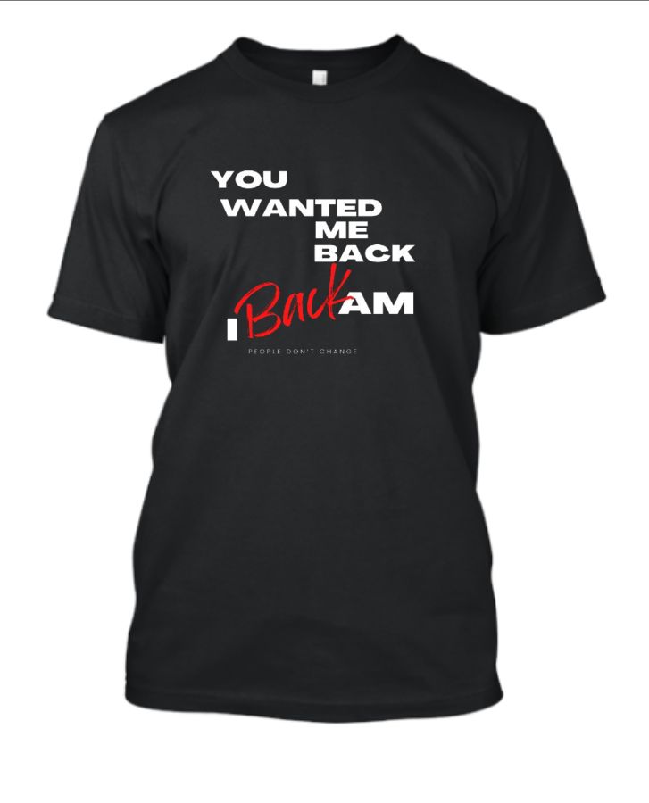 I am Back t-shirt new - Front