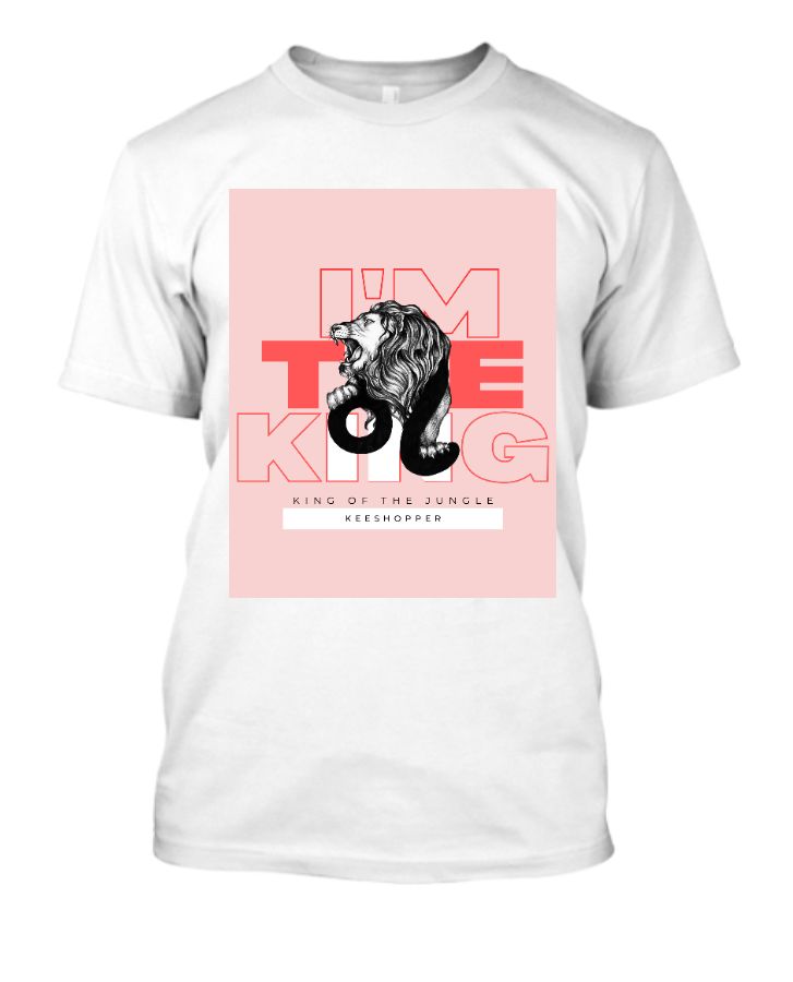 I am The King Half Sleeves Tshirt - Front