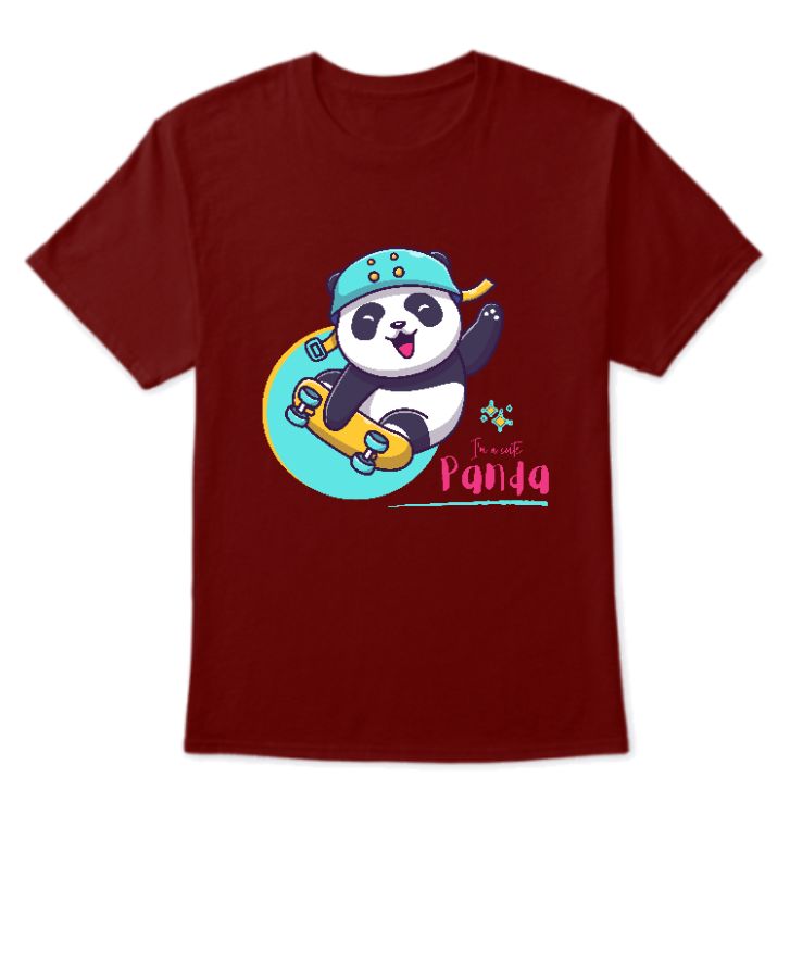 I am a cute Panda  Tshirt - Front