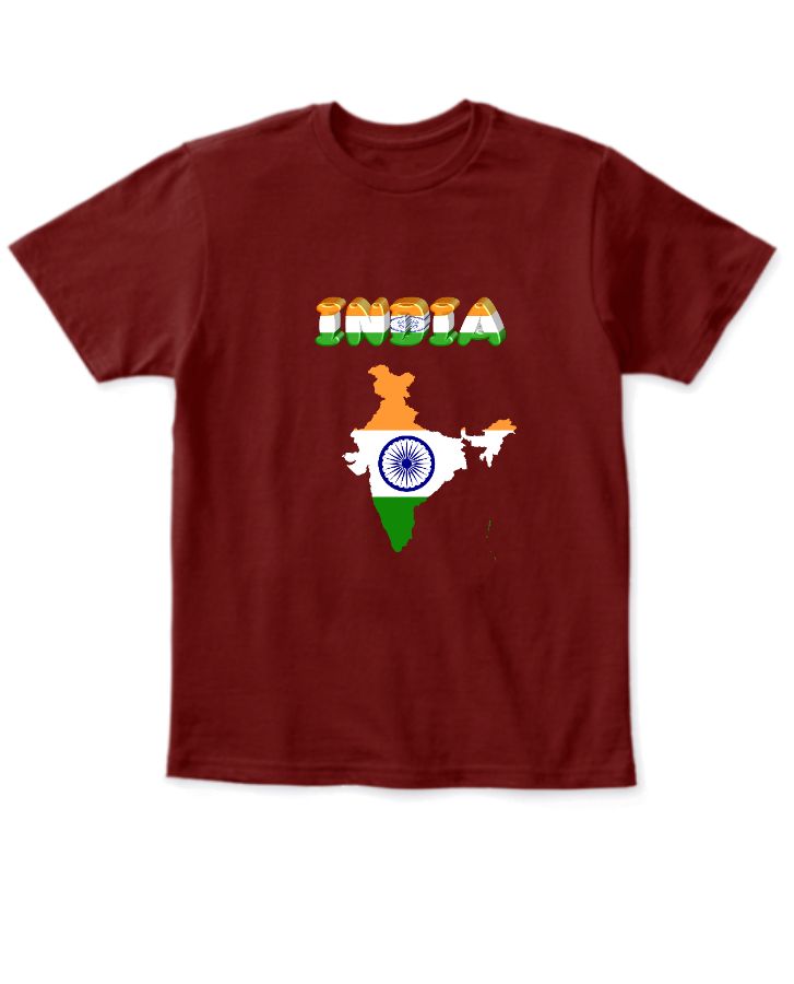 INDIA TRICOLOR TEES FOR KIDS - Front