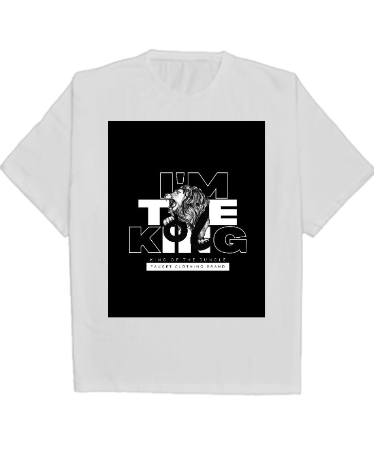 I'm the king oversized t-shirt  - Front