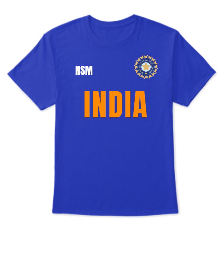 Indian Cricket Team Fan Kit Tee by NSM Styles - Front