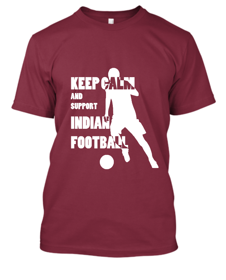 Indian Football Fans | Half sleeve T-Shirt - Front