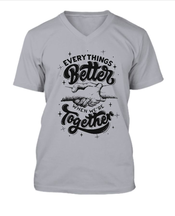 Inspiring Quote Typography T-Shirt | HAlf Sleeve T-Shirt - Front