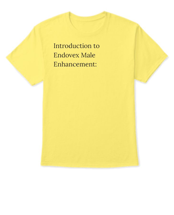 Introduction to Endovex Male Enhancement:- - Front