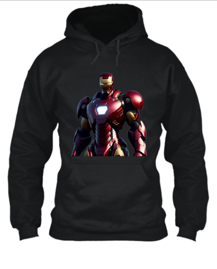 Iron Man Hoodie - Be The Hero You Want To See In The World - Front