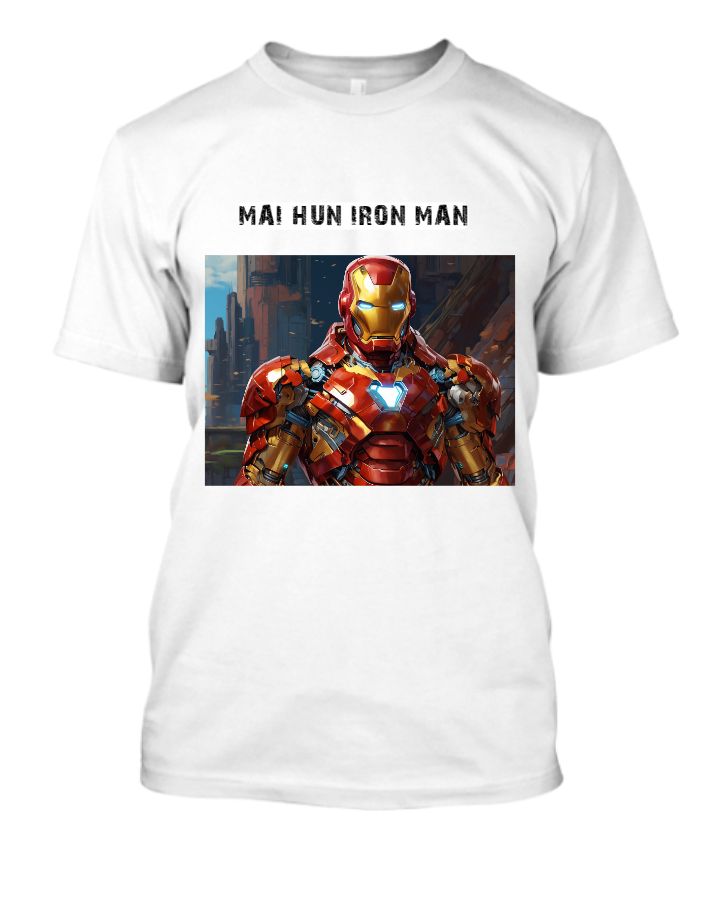 Iron Man printed t-shirt . - Front