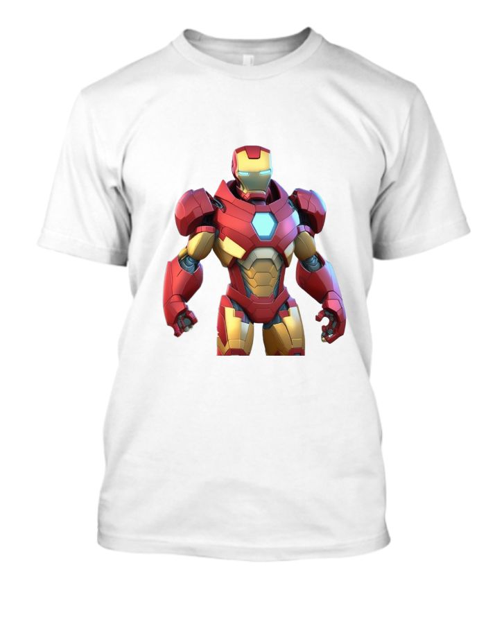 Ironman V-Neck T-Shirt for Men and Women | 100% Cotton for V-Shaped Neckline for Men and Women  - Front