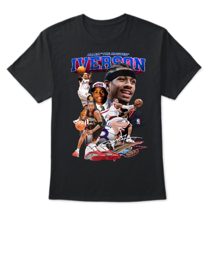 Iverson 76sixers T-Shirt - Front
