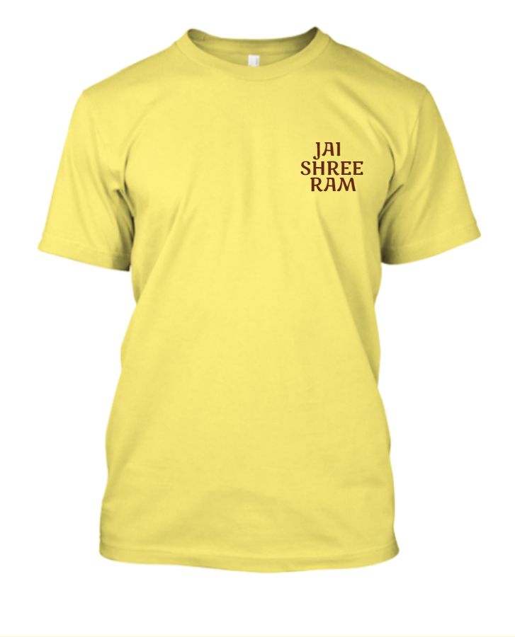 JAI SHREE RAM PRINTED TSHIRT-1 - Front