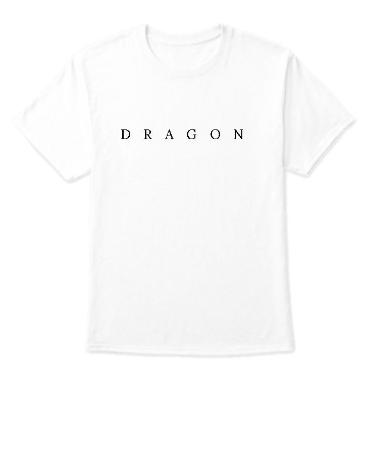 JAPANESE DRAGON BACKPRINT TEE - Front