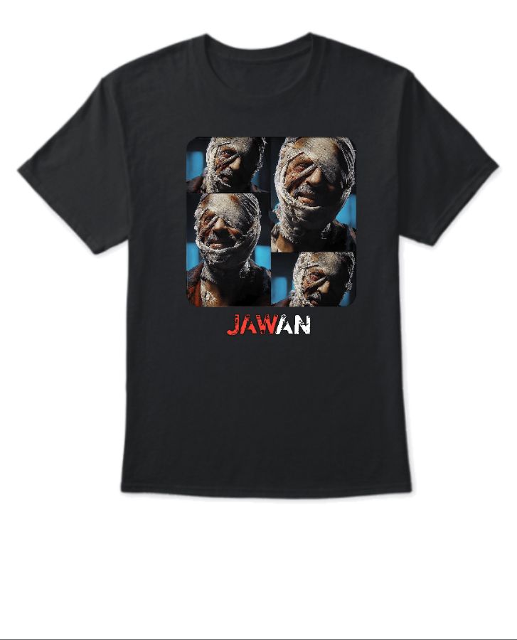 JAWAN MOVIE T-SHIRTS FOR SRK LOVERS - Front