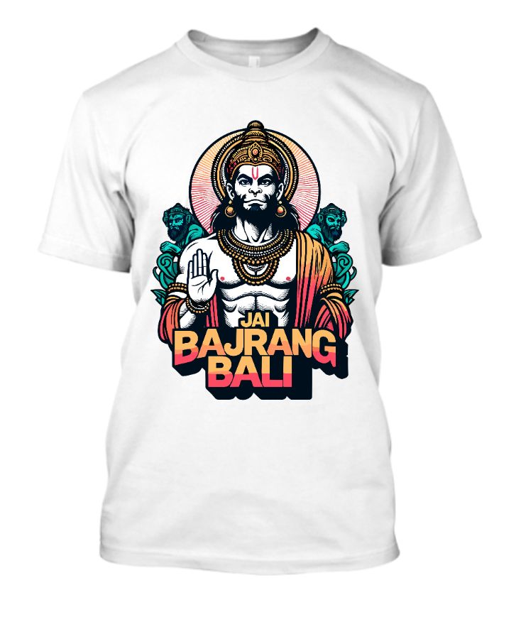 Jai Bajrang Bali Unisex T Shirt - Front