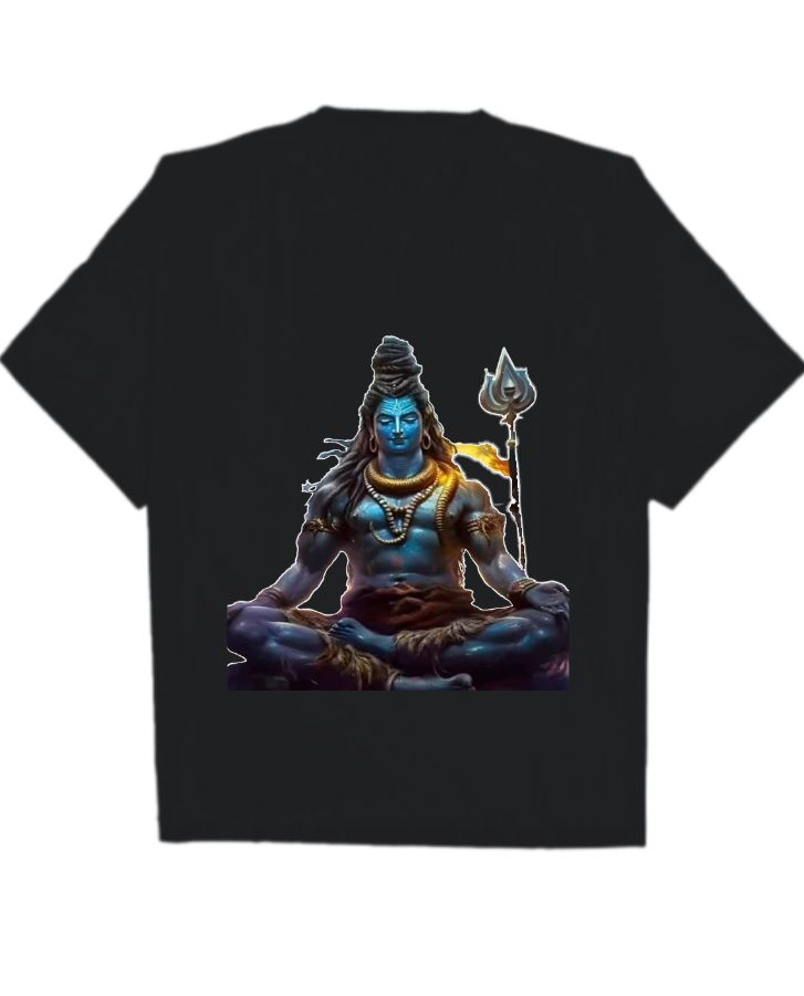 Jai shree Mahakal Oversized T-shirts  - Front