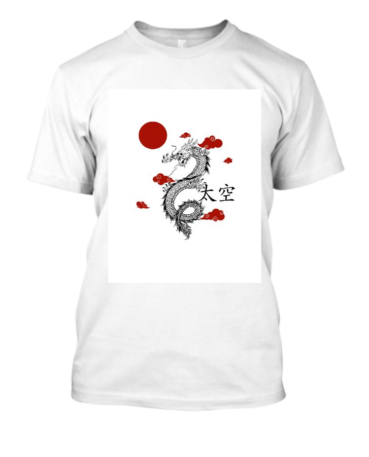 Japanese Dragon white - Front