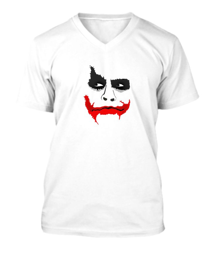 Joker Face  Half Sleeve T-Shirt - Front