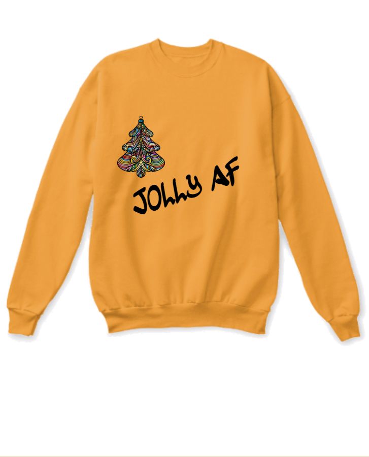 Jolly AF Christmas Tree Bliss - Front