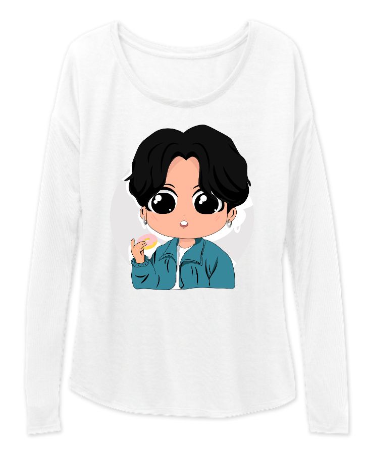 BTS Jungkook on sale Long Sleeve Shirt