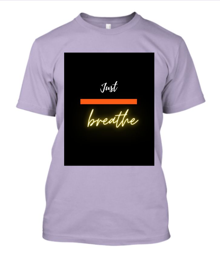 Just Breathe Tee: Embrace Serenity in Style - Front