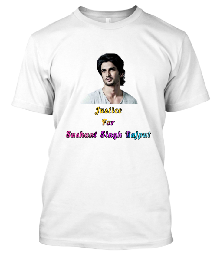 Justice For Sushant Singh Rajput T-shirts - Front